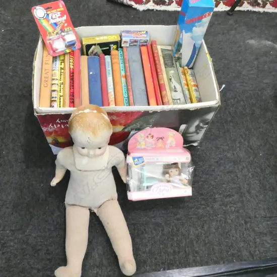 ASST BOYS ANNUAL VOLS., ADVENTURE BOOKS, NURSERY RHYMES & BOXED TOYS
