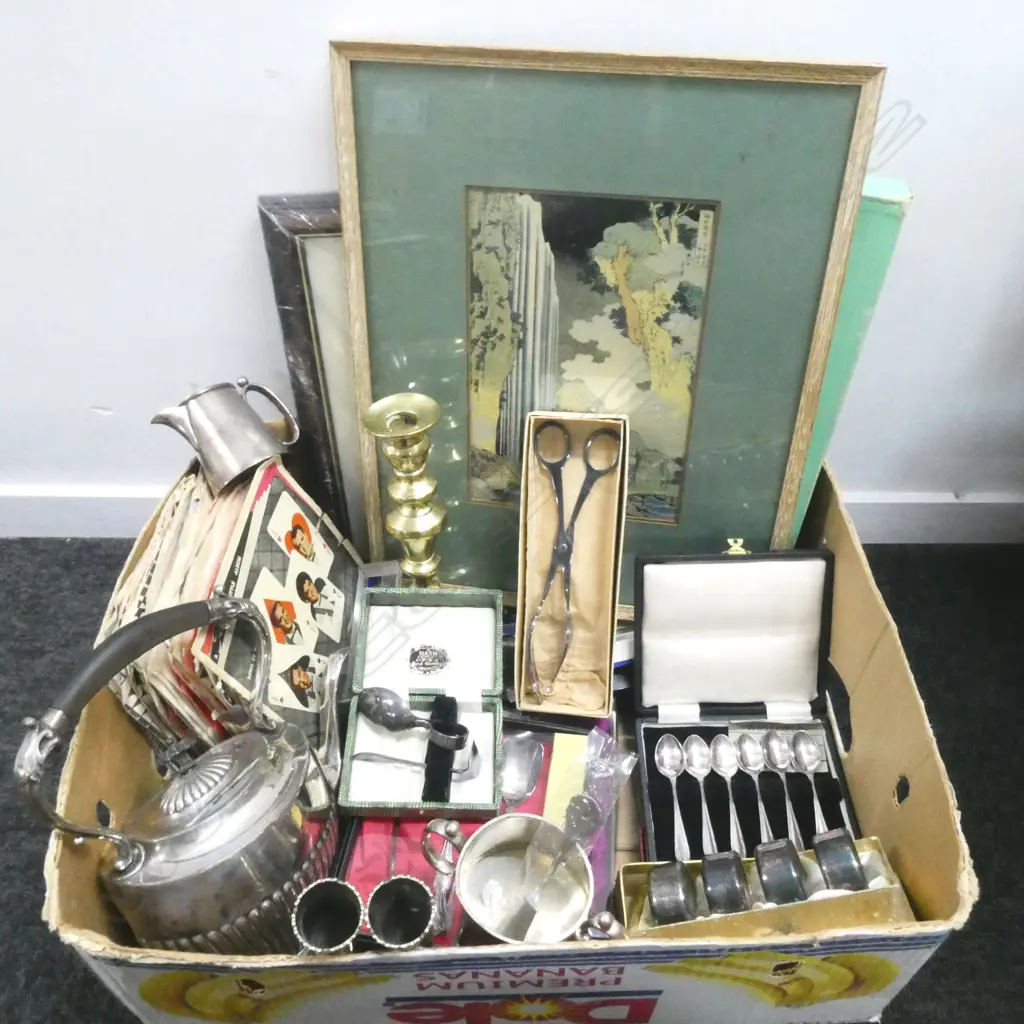 ASST. EP, RECORDS, SOUVENIR SPOONS, FRAMED PRINTS,  etc Image 1++