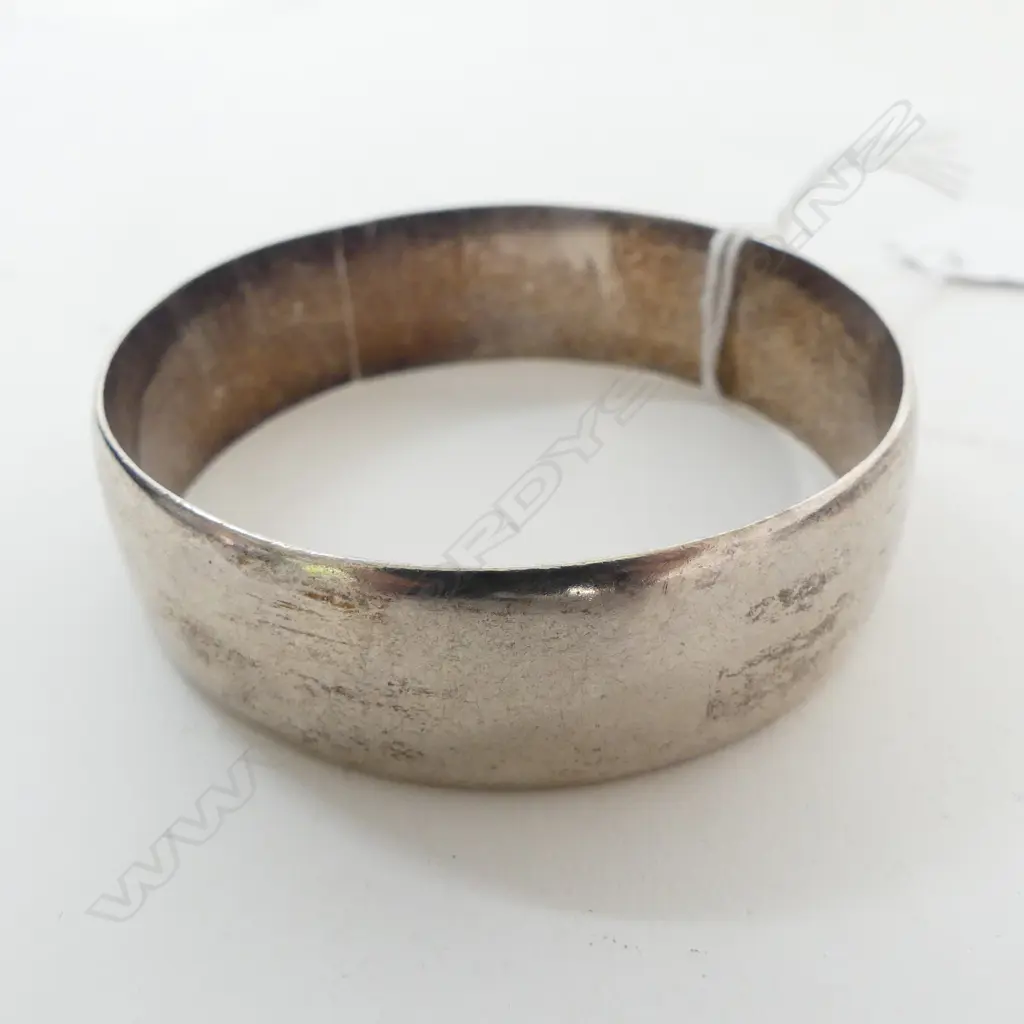 H&S NZ STG SILVER BANGLE W.62mm Image 1++