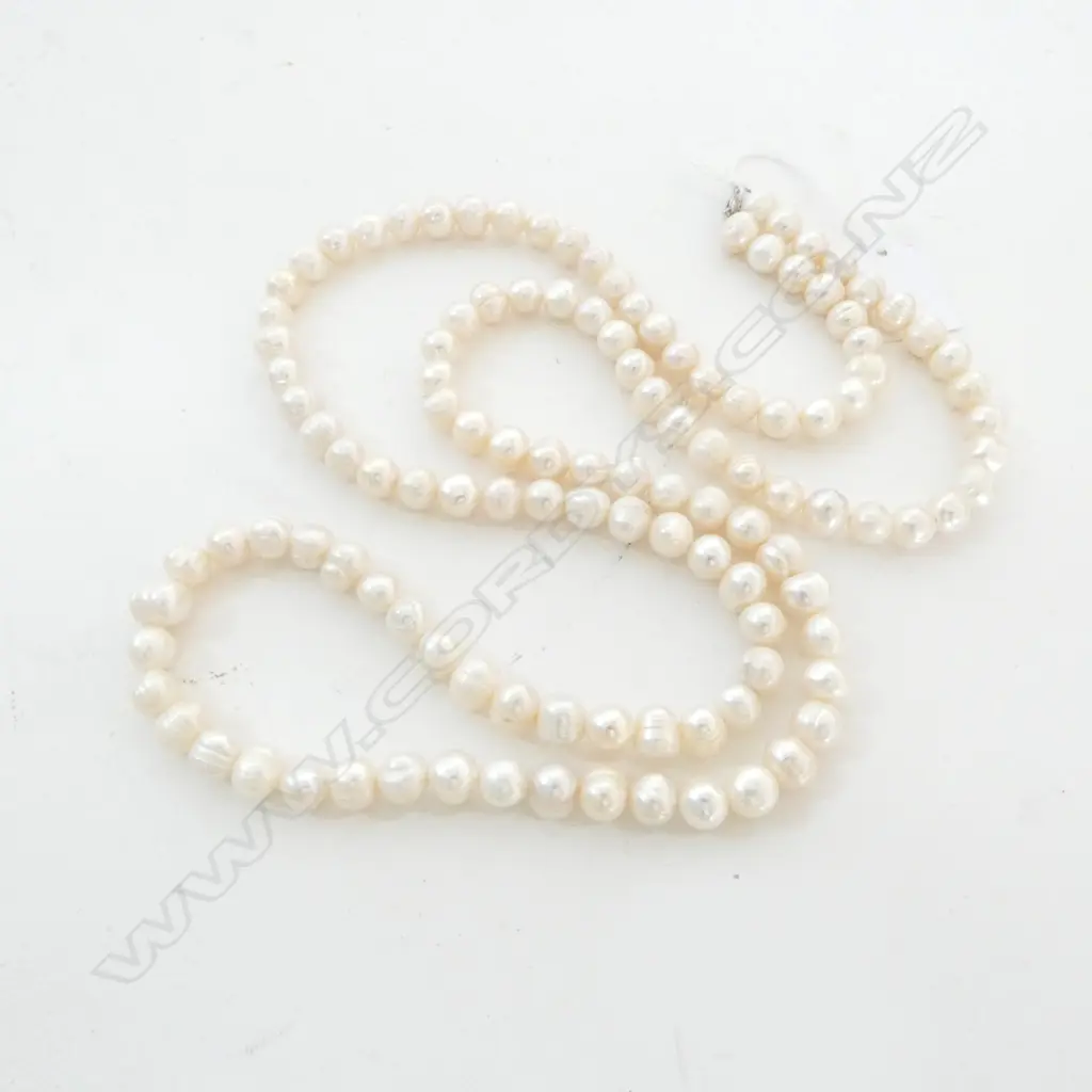 FRESH WATER PEARL NECKLACE L.620mm Image 1++