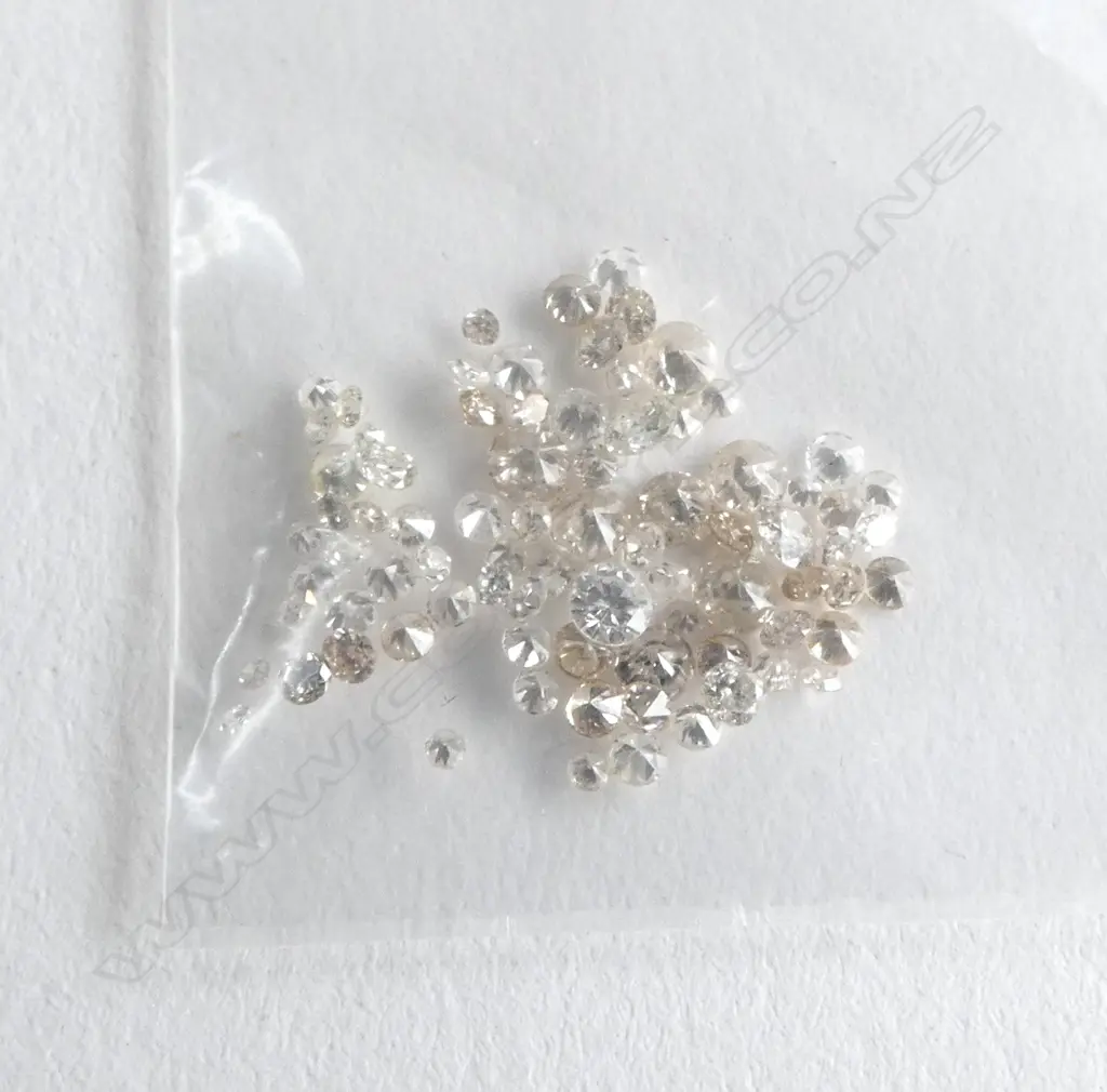 BAG LOOSE DIAMONDS approx. 1.1cts TDW Image 1++