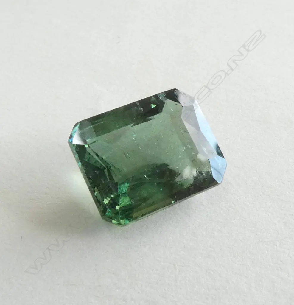 UNSET STONE  10.02CT RECTANGULAR CUT APATITE Image 1++