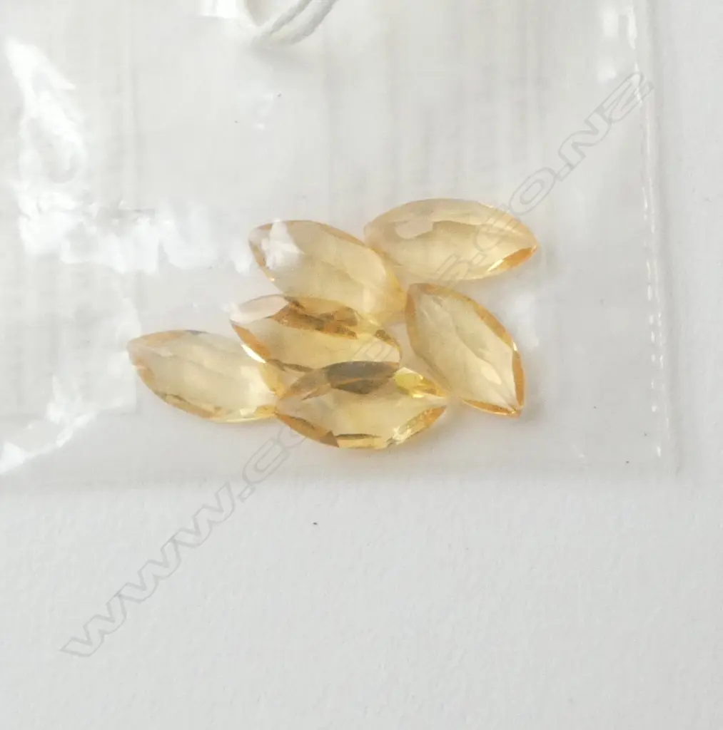 UNSET STONES  SIX CITRINE 4.93CT Image 1++