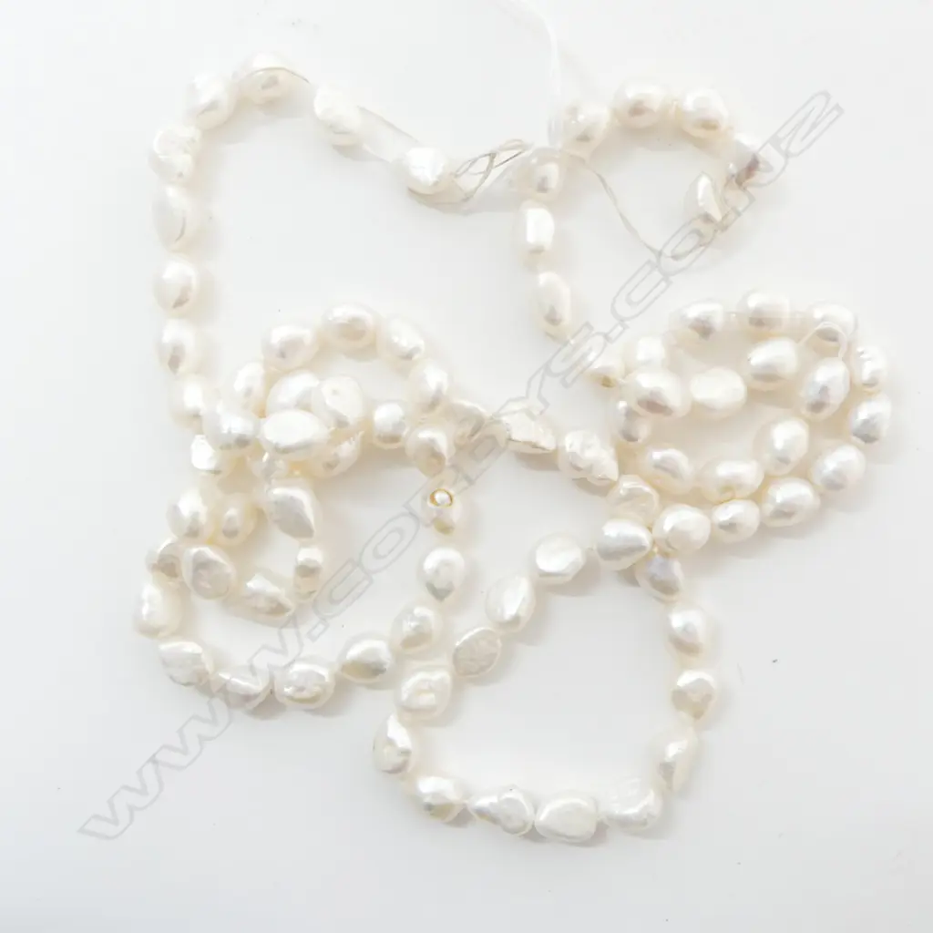 FRESH WATER PEARLS; NEED RE-THREADING Image 1++
