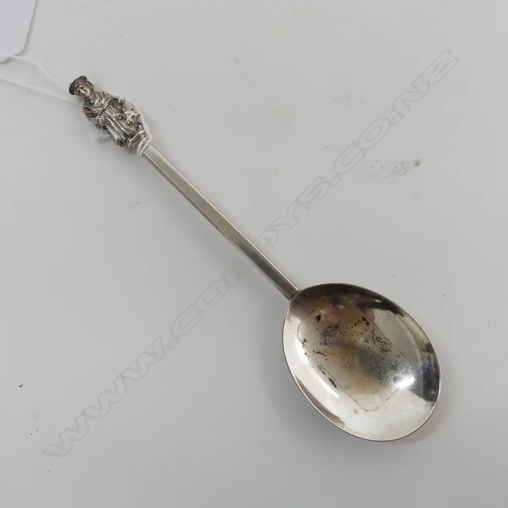 London 1887 SILVER APOSTLE SPOON 44gms. By Hukin & Heath  Image 1++