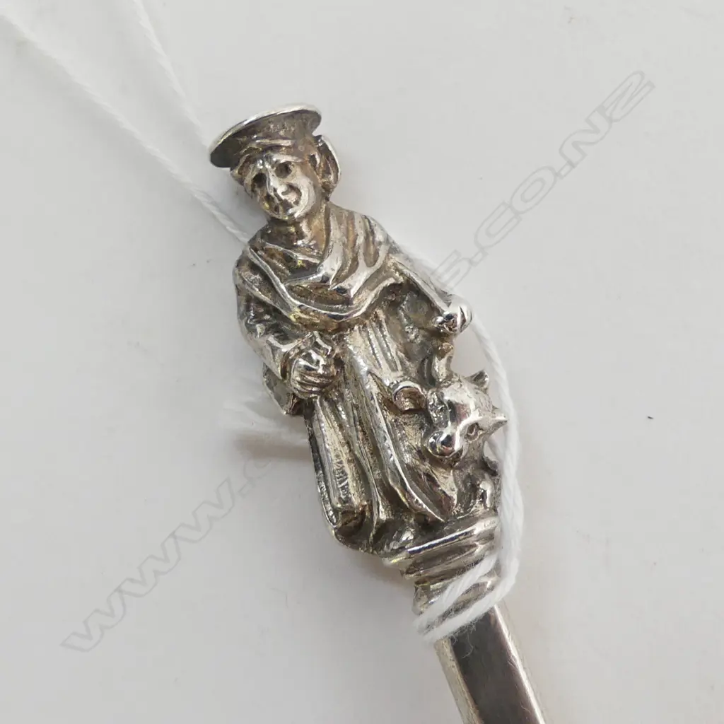 London 1887 SILVER APOSTLE SPOON 44gms. By Hukin & Heath  Image 1++