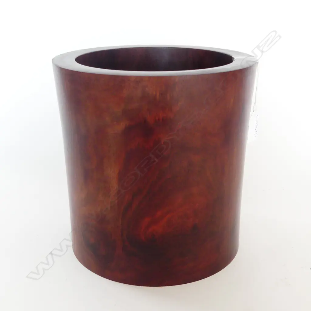 ROSEWOOD BRUSH POT H.220mm, 220mm dia Image 1++