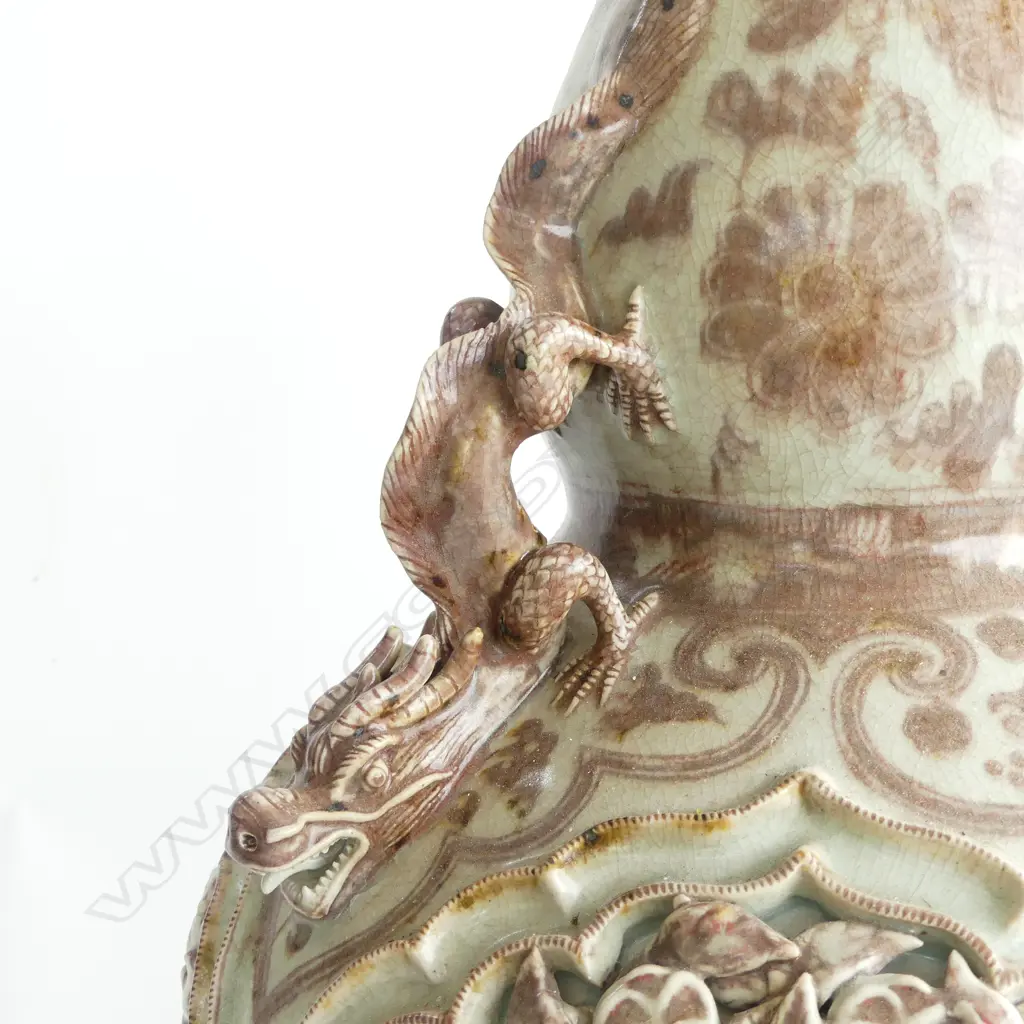 CHINESE COPPER RED VASE H.500mm Image 1++