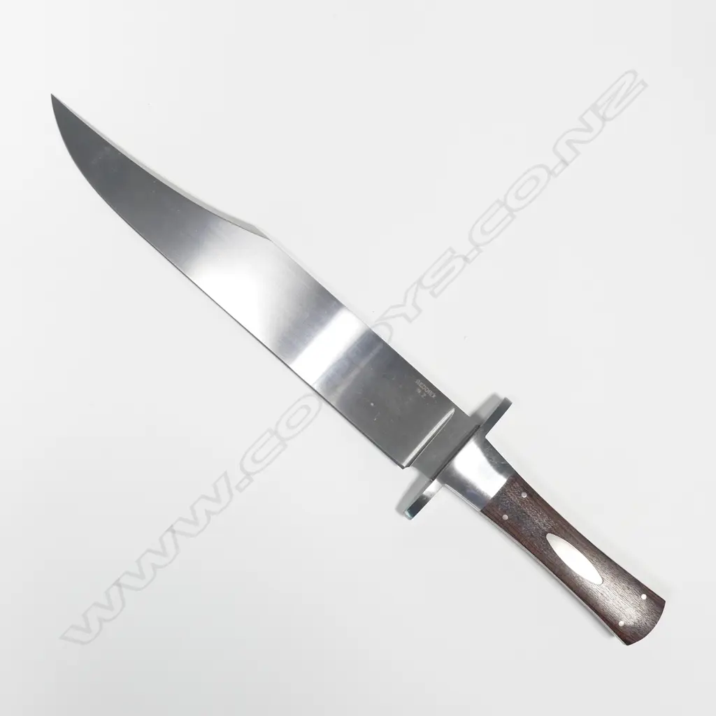 CUSTOM REDDIEX BOWIE KNIFE. MAPLE HANDLE. L.360mm (now w leather scabard) Image 1++