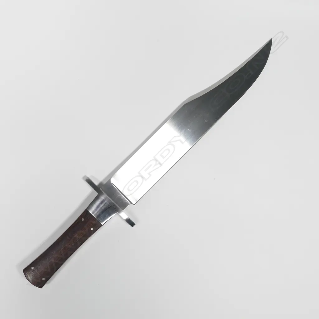 CUSTOM REDDIEX BOWIE KNIFE. MAPLE HANDLE. L.360mm (now w leather scabard) Image 1++