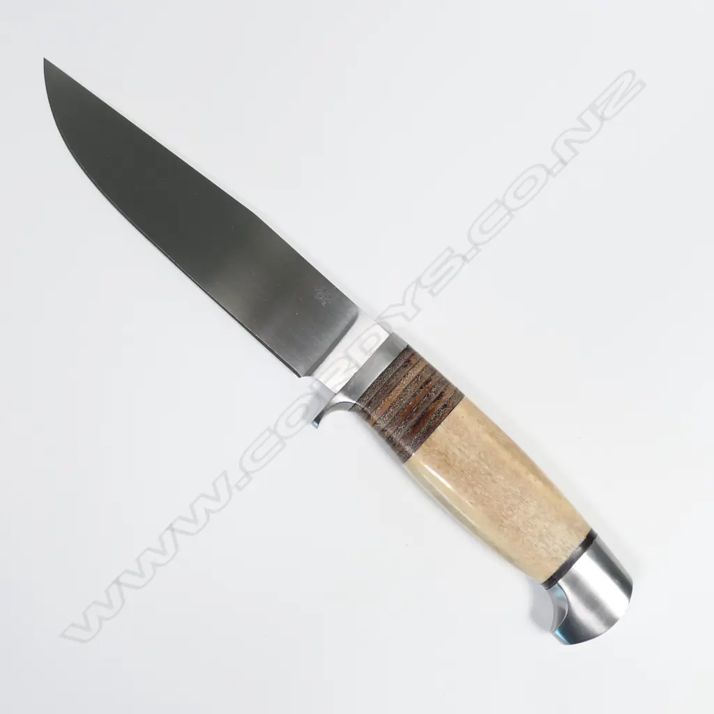 CUSTOM REDDIEX HUNTING KNIFE. BONE HANDLE. L.260mm Image 1++
