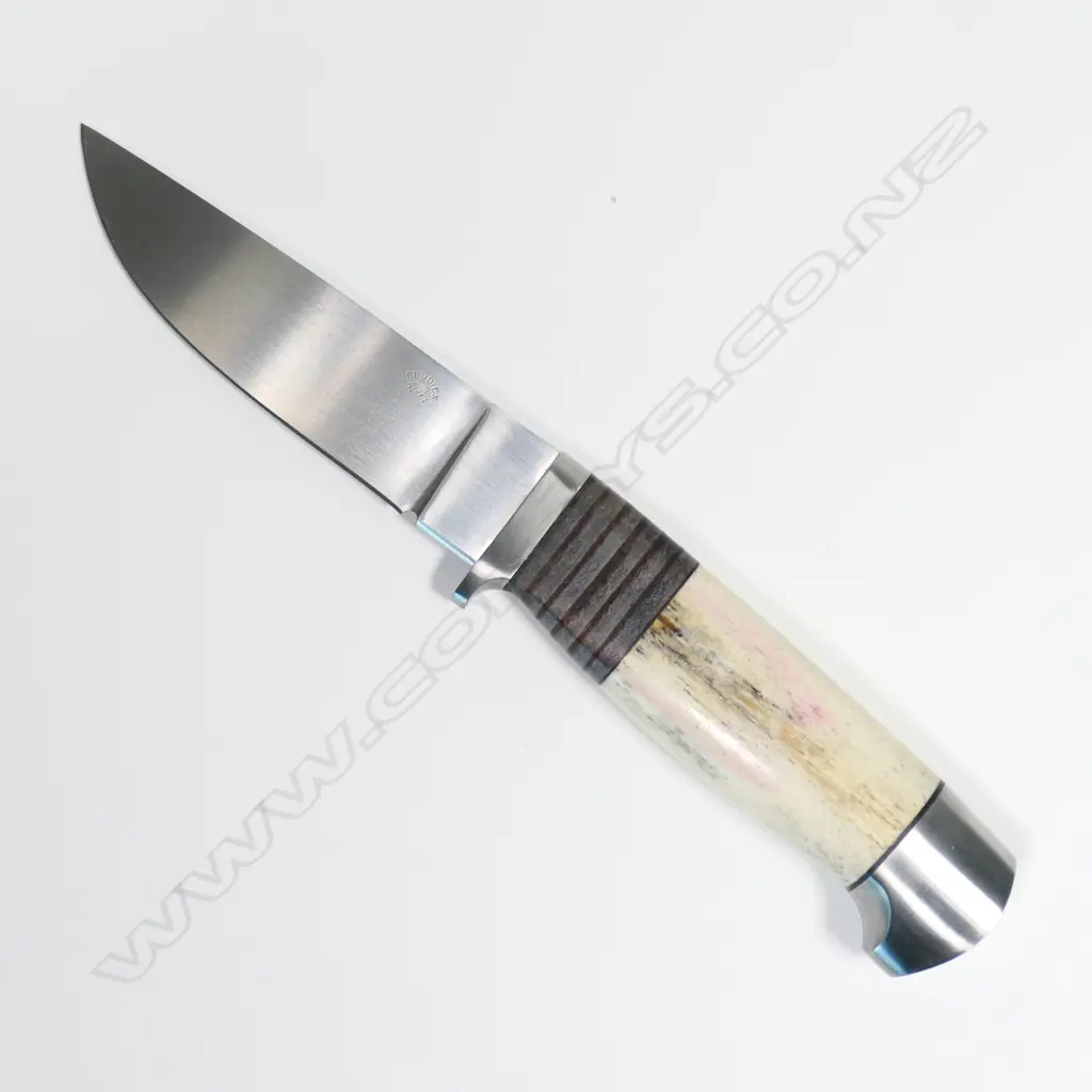CUSTOM REDDIEX SKINNING KNIFE. BONE HANDLE. L.210mm Image 1++