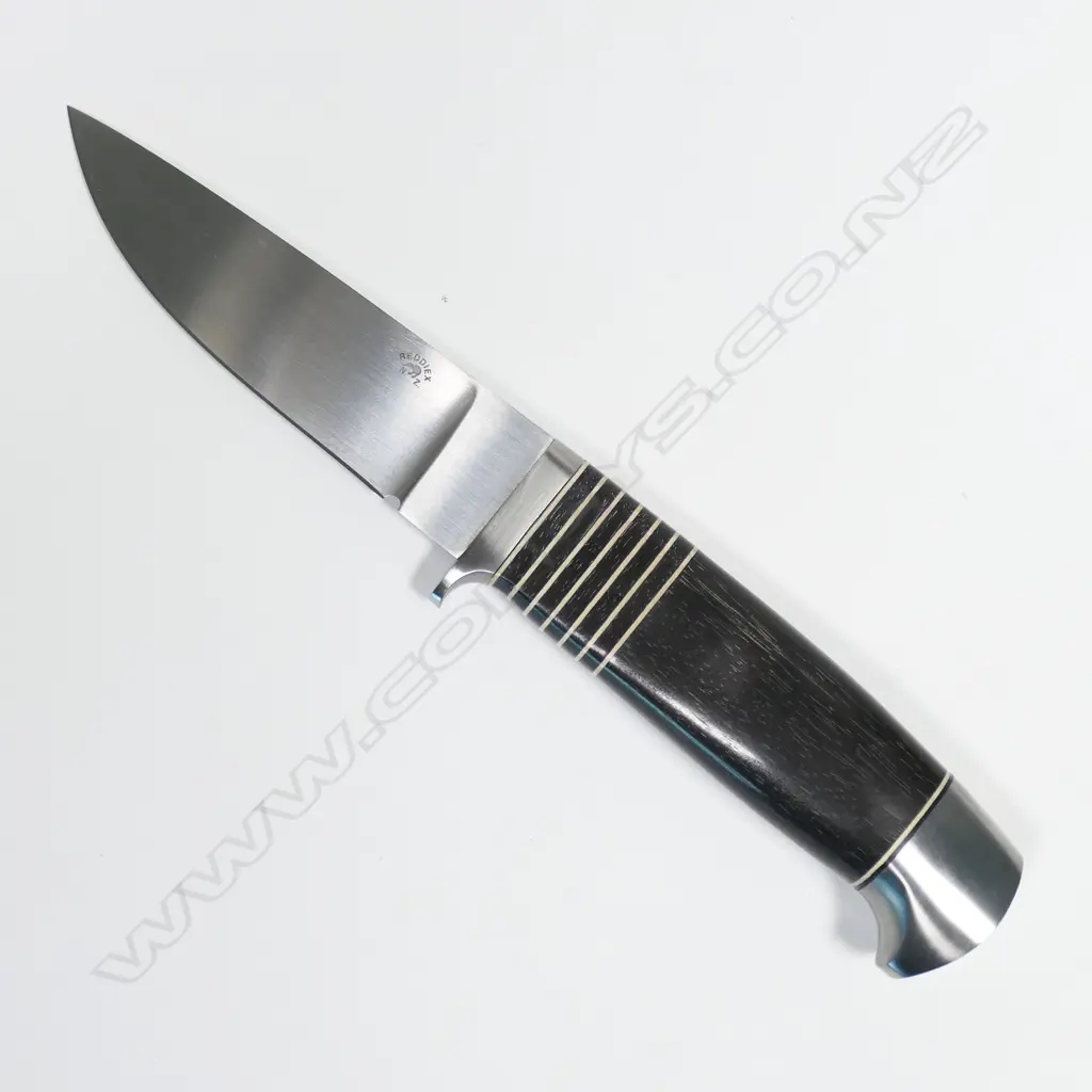 CUSTOM REDDIEX SKINNING KNIFE. BANDED DETAIL. L.210mm Image 1++