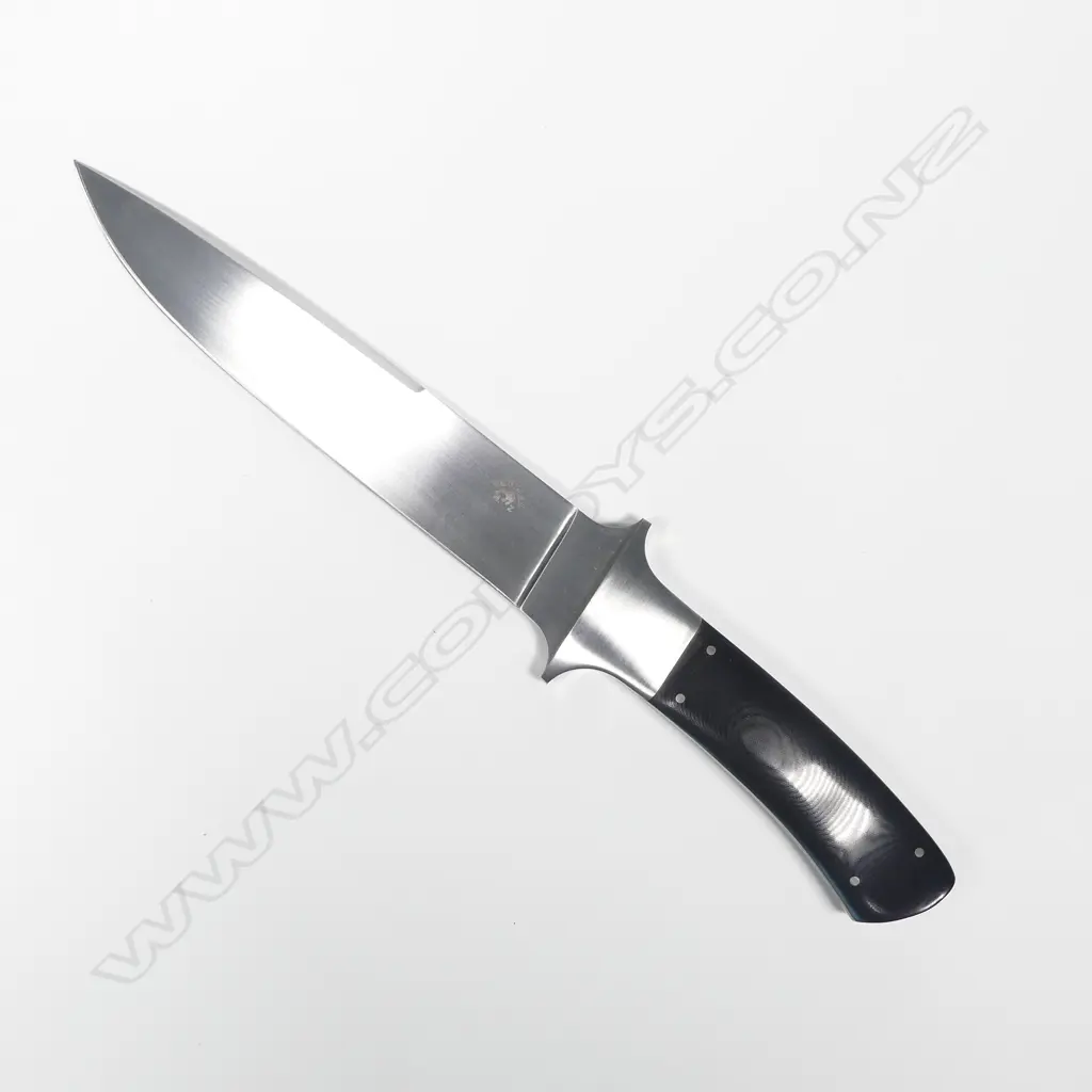 CUSTOM REDDIEX HUNTING KNIFE. MICARTA HANDLE. L.300mm Image 1++