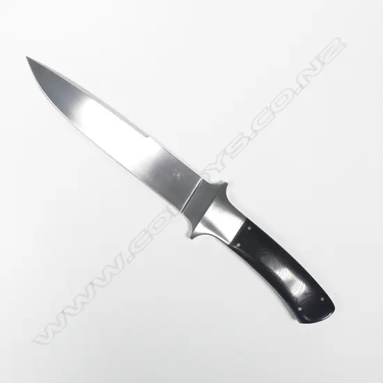 CUSTOM REDDIEX HUNTING KNIFE. MICARTA HANDLE. L.300mm
