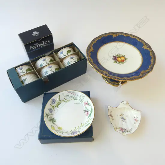 ASST. FANCY CHINA; AYNSLEY & ROYAL WORCESTER