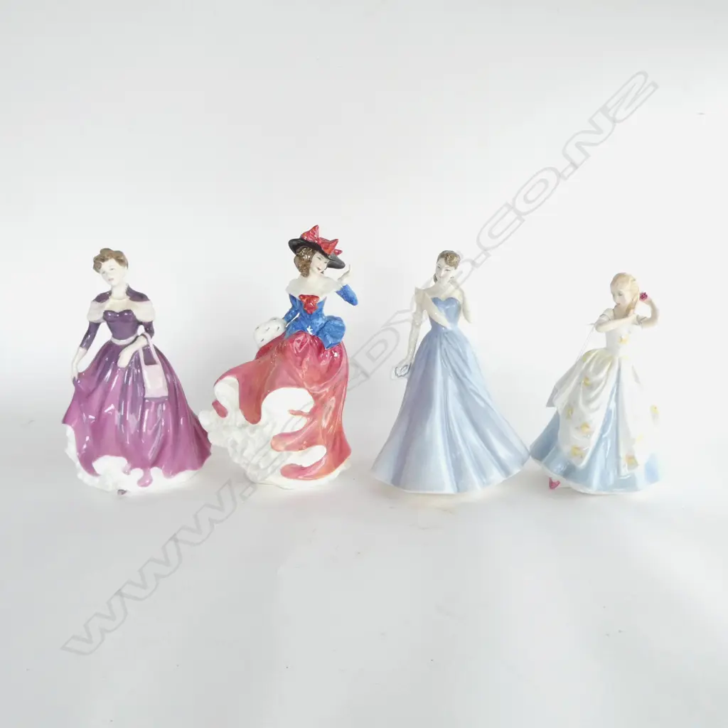 4 ROYAL DOULTON LADIES; JANET, LAURA, ABIGAIL, NICOLE H.235mm Image 1++