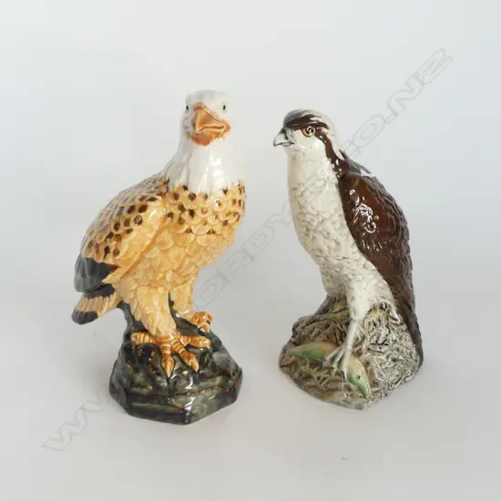 2 FALCON BIRD PORC FIGURES H200MM