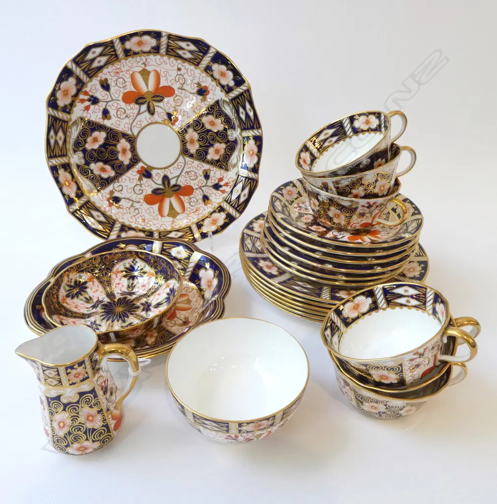 23 PCE ROYAL CROWN DERBY IMARI PART TEA SET... Image 1++