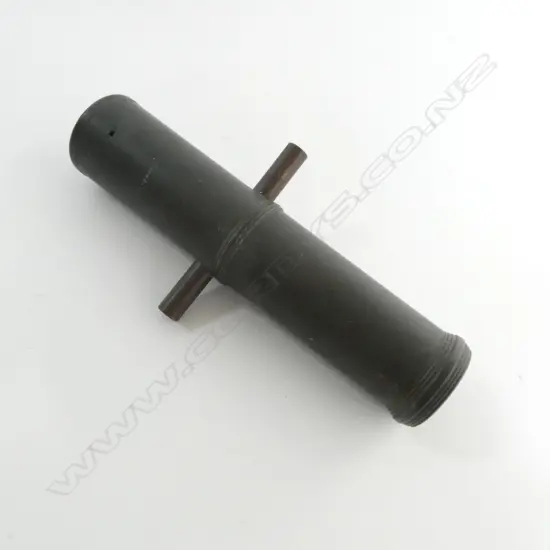 HEAVY BRONZE CANNON ORNAMENT L.175mm