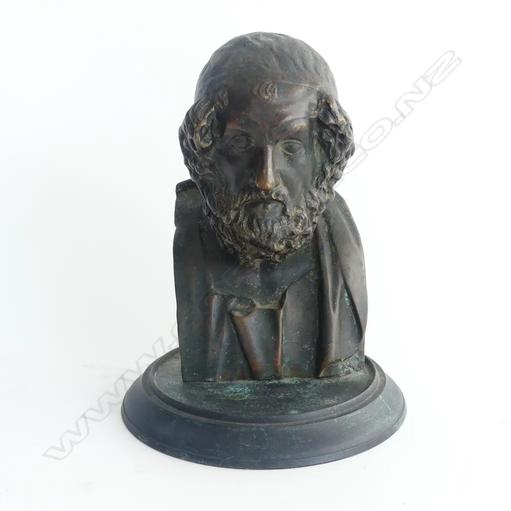 METAL BUST H.210mm, classical gent Image 1++