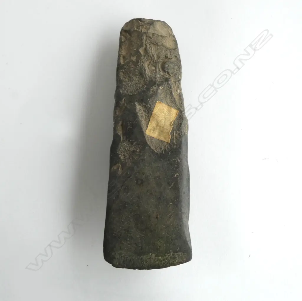 LGE OLD PACIFIC STONE ADZE 185mm Image 1++