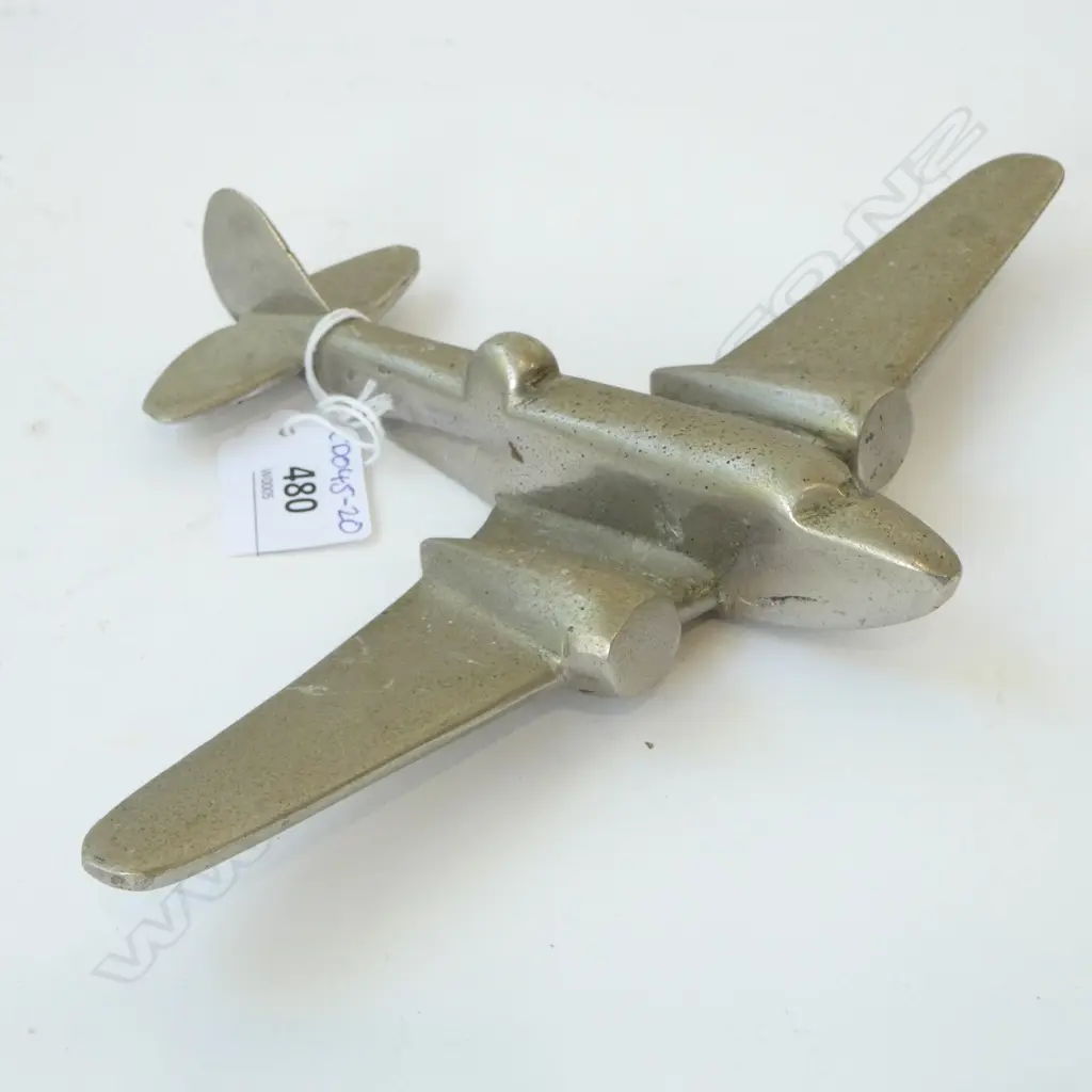 ALUMINIUM WWII PLANE L.130mm Image 1++