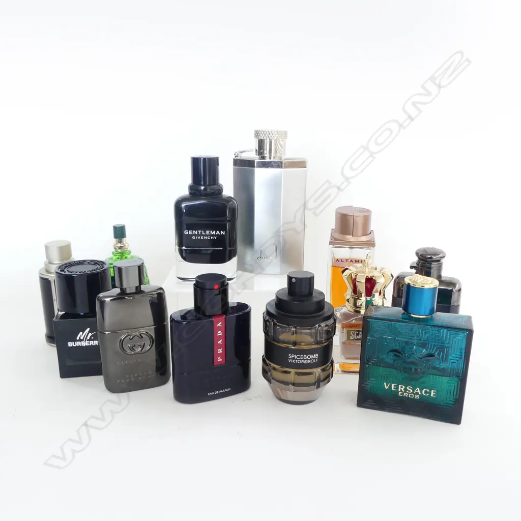BOX OF 12 COLOGNES POUR HOMME EAU DE PARFUM ALL NEAR FULL $1100+COST Image 1++