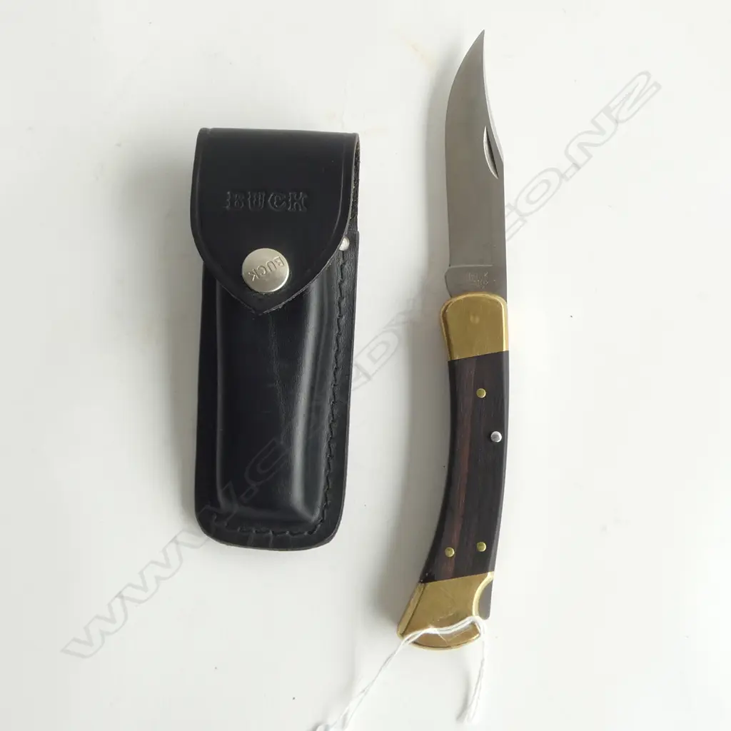 BUCK 110 NEW FOLDING KNIFE MADE IN USA RRP NZ$219 Image 1++
