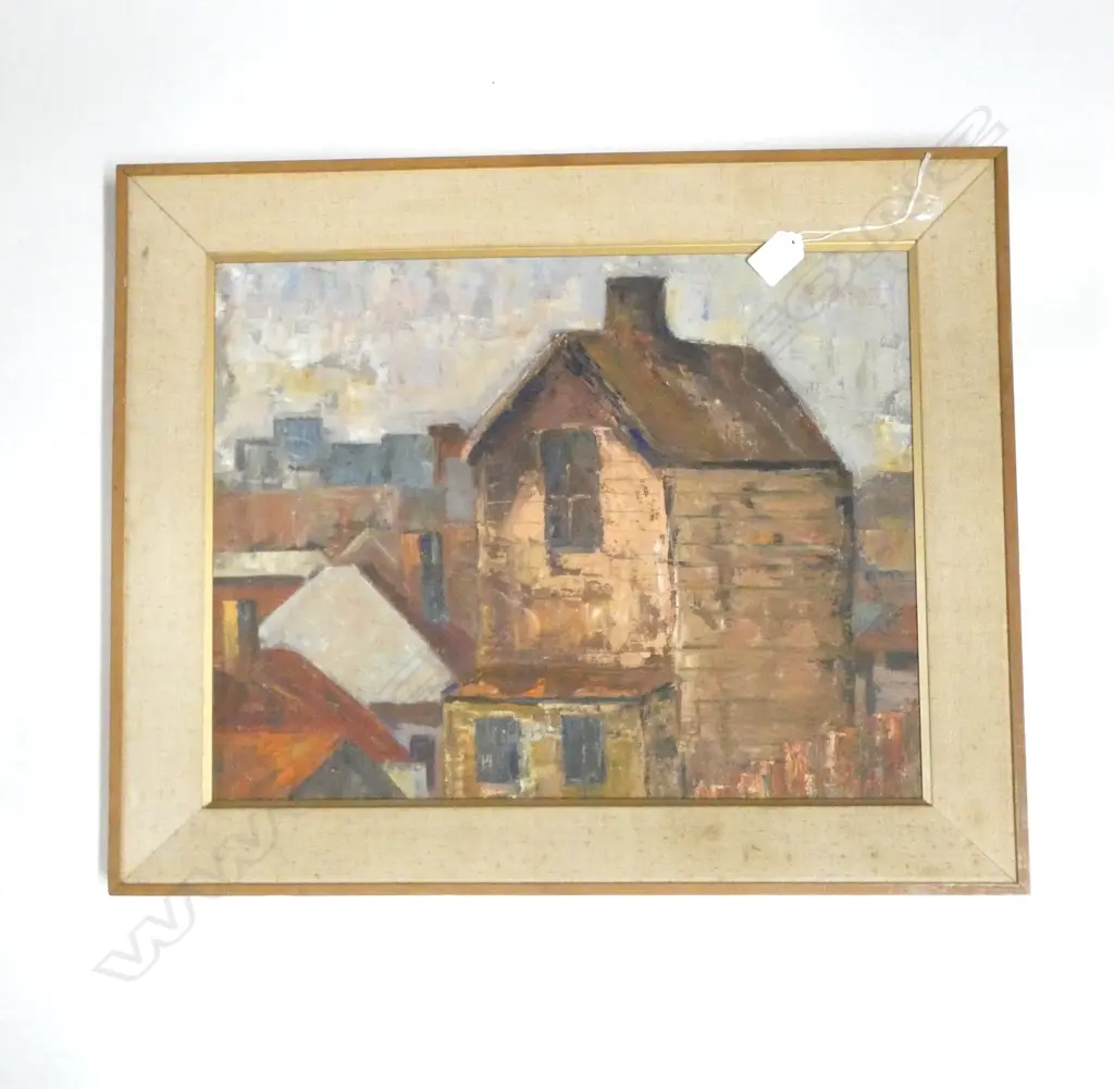 ARTIST UNKNOWN, OIL ON BOARD, REDHOUSE, 360x470mm Image 1++