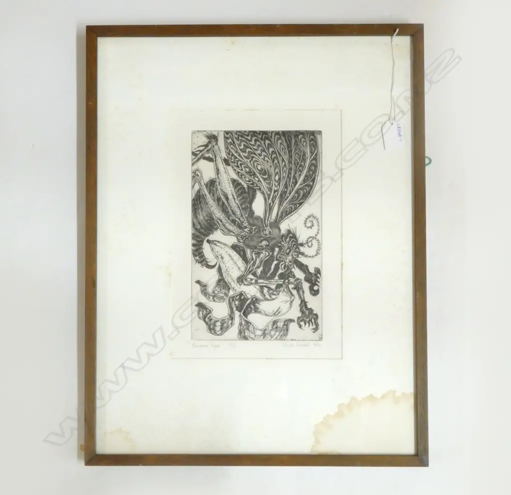 SYLVIA SIDDELL, BANANA RAPE, PRINT Ed. 10/10, SIGNED & DATED 1984; WITH FAULTS 295x200mm Image 1++