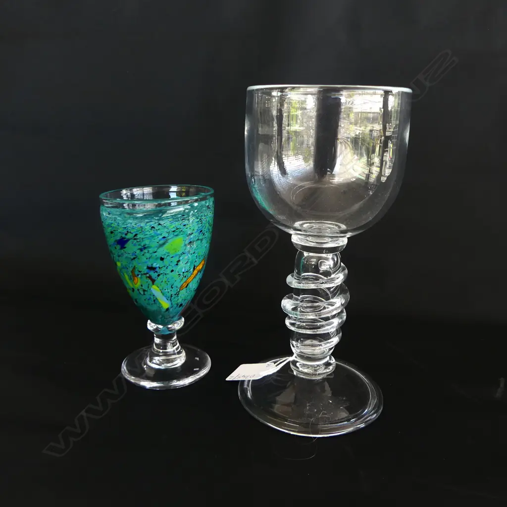 2 HOGLUND DRINKING GLASSES H.205mm Image 1++