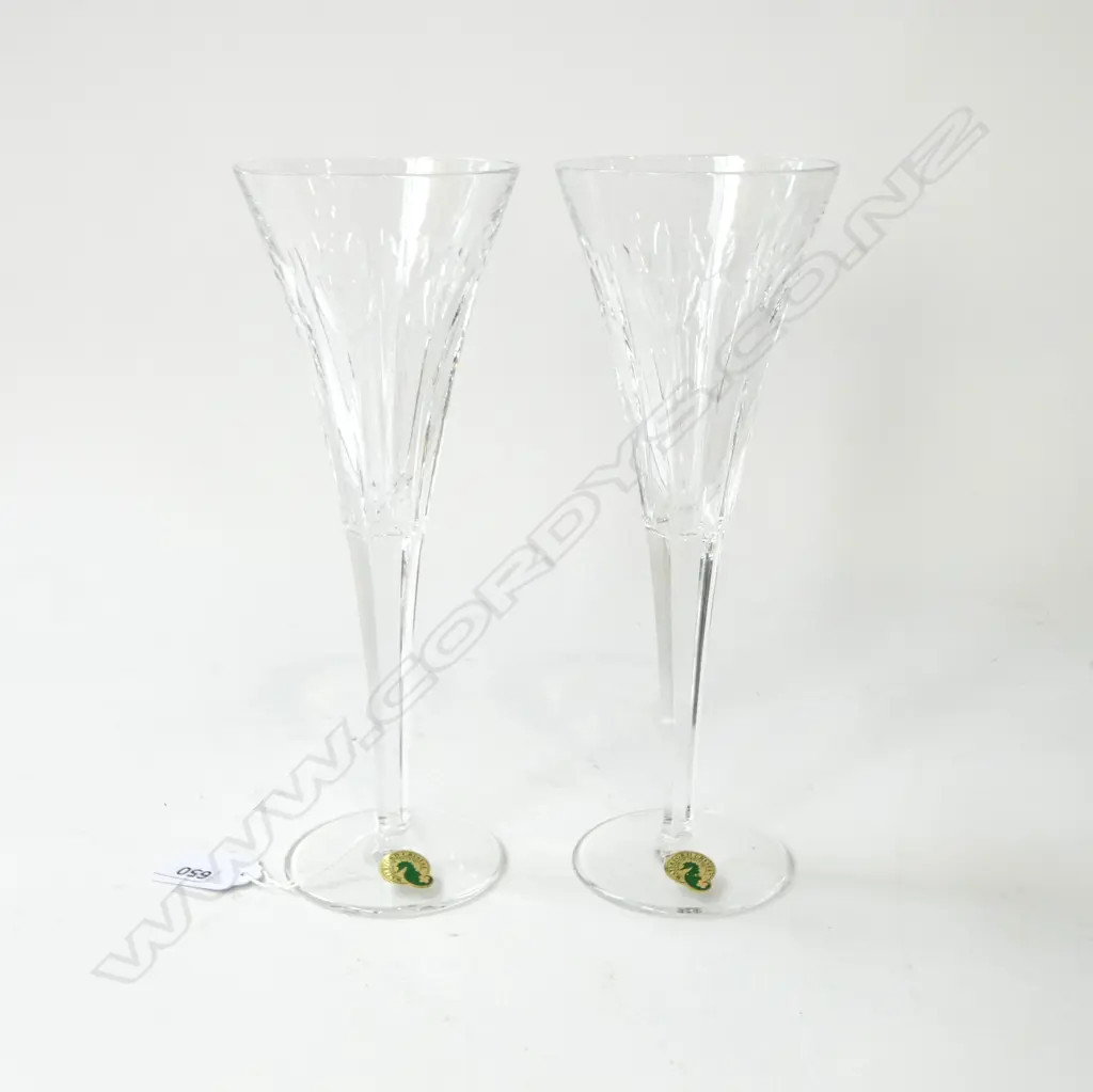 PR WATERFORD CHAMPAGNE FLUTES H.235mm Image 1++