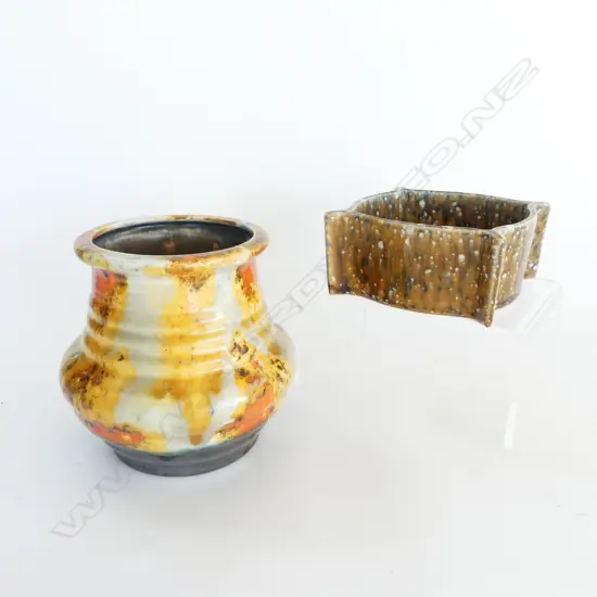 ENGLISH VASE H.120mm + BOWL