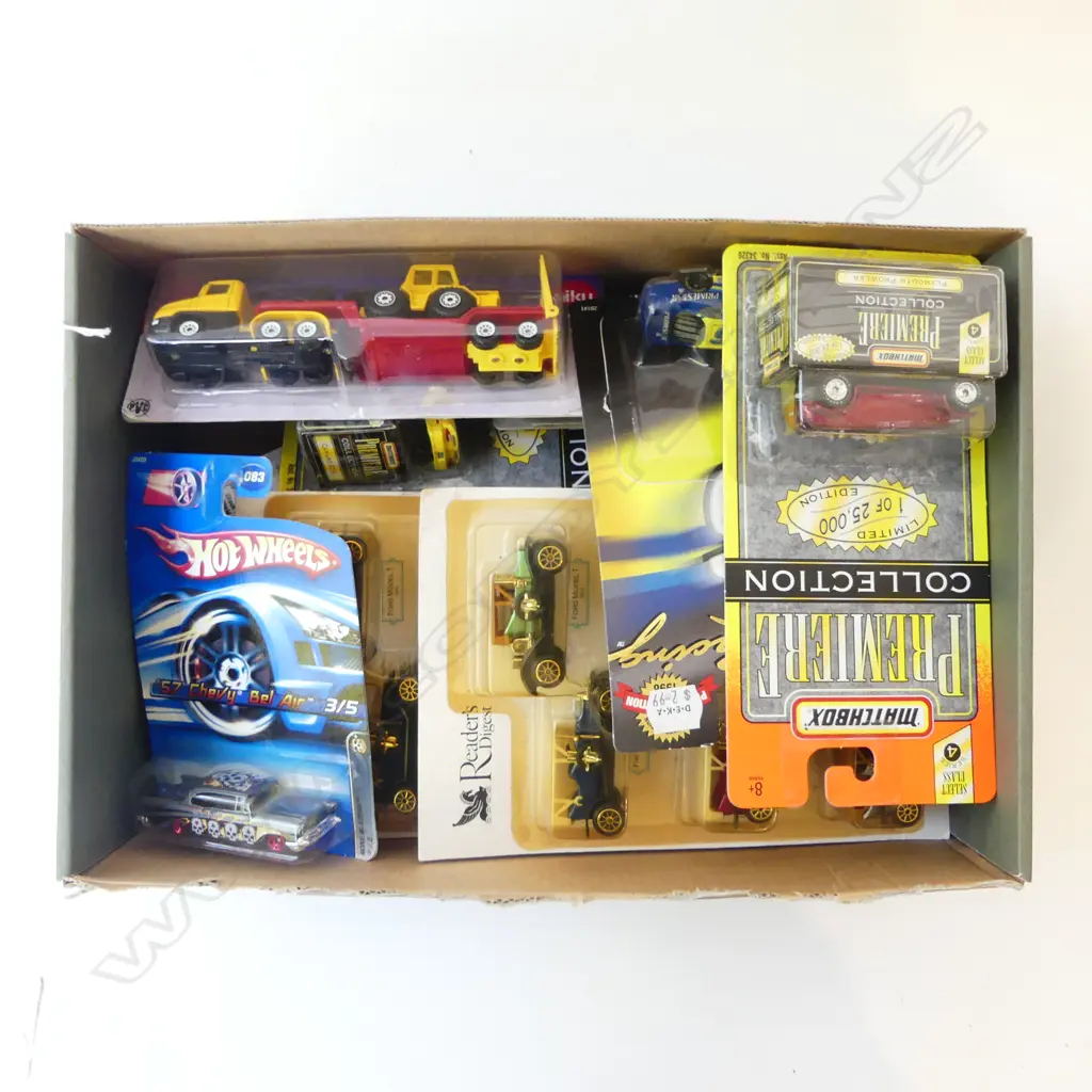 12 ASST BOXED MODEL CARS; MATCHBOX, HOTWHEELS, SIKU  Image 1++