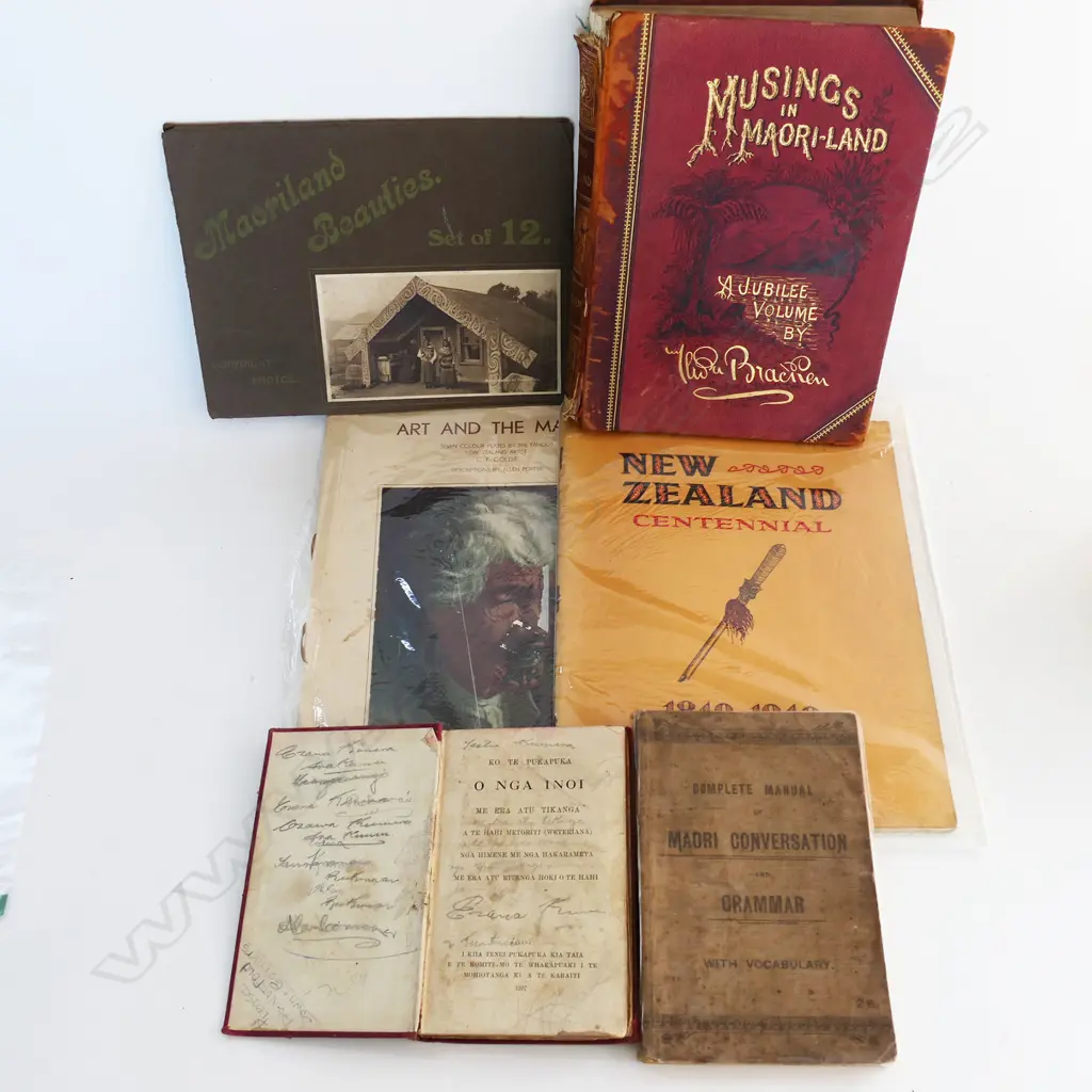 BOOKS & EPHEMERA, MAORI INTEREST Image 1++