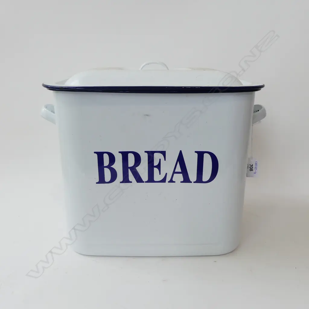 ENAMEL BREAD TIN H.280mm Image 1++