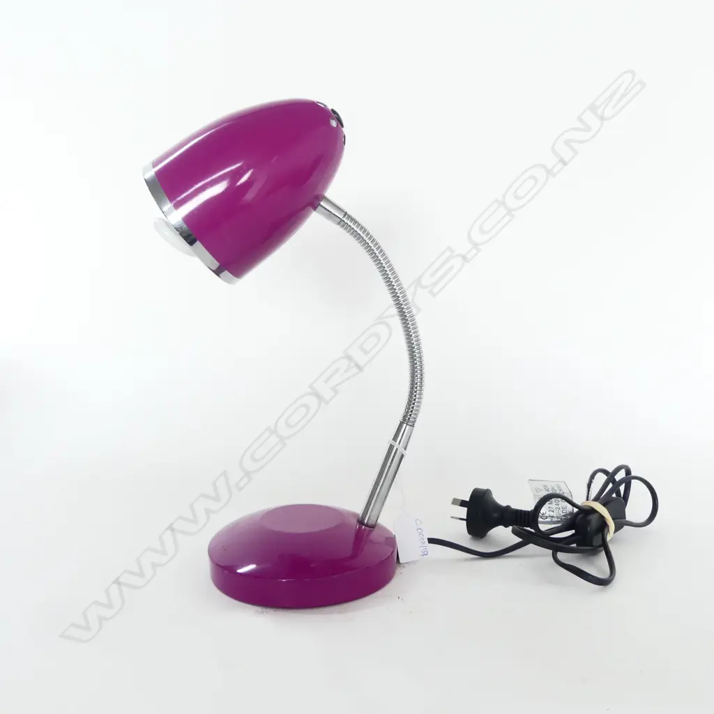 MODERN PURPLE DESK LAMP H.330mm Image 1++