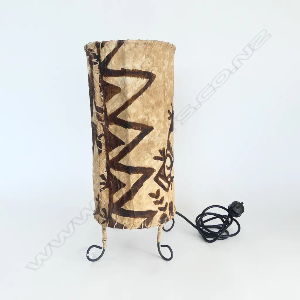 TAPA CLOTH TABLE LAMP H.495mm Image 1++