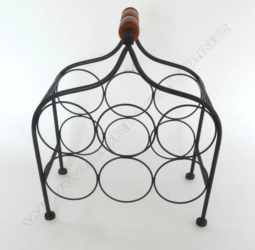 6 BOTTLE TABLETOP WINE BOTTLE RACK,370 X 310MM Image 1++