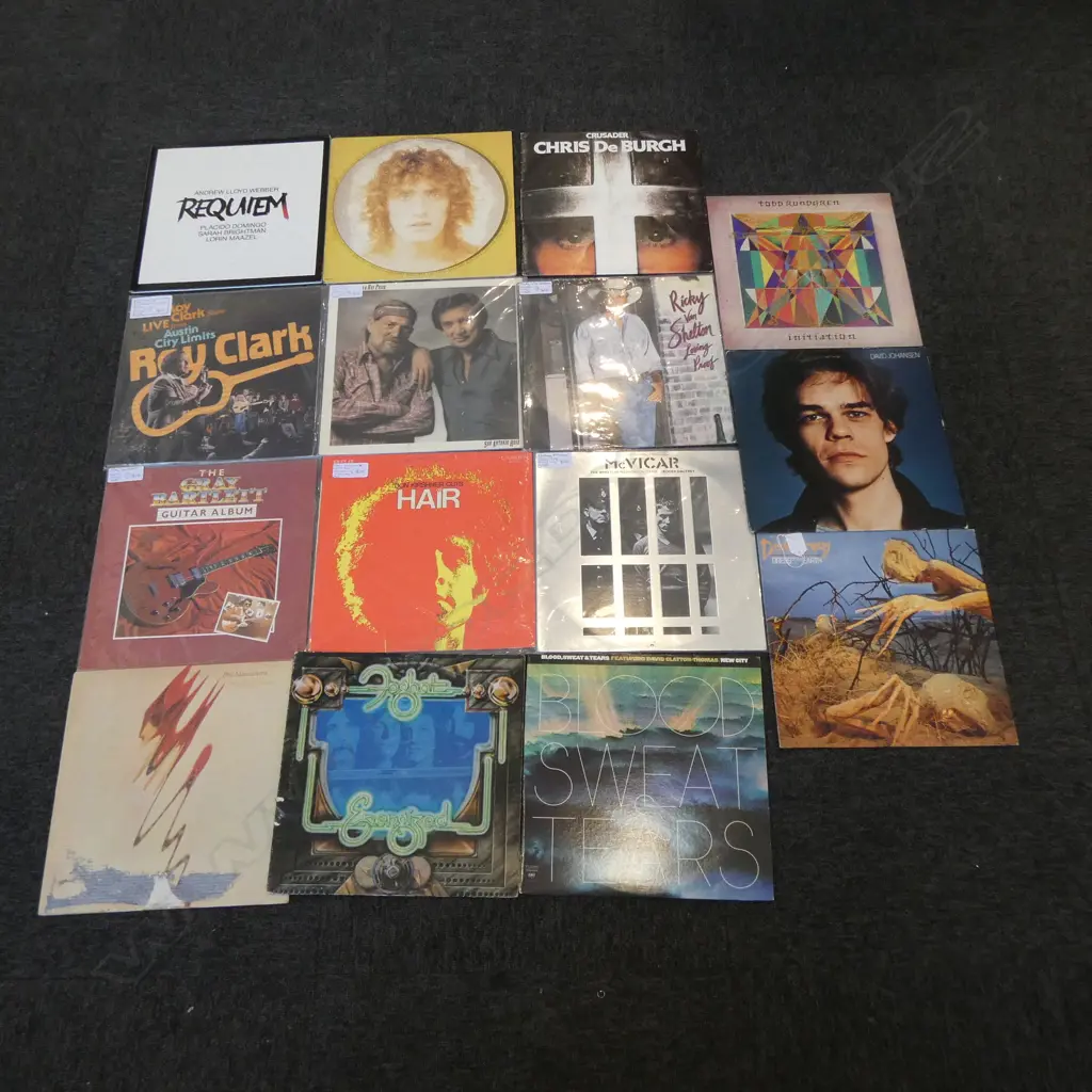 15 ASST. LP RECORDS; TODD RUNDGREN, DAVID JOHANSEN, DIXIE DREGS, etc Image 1++