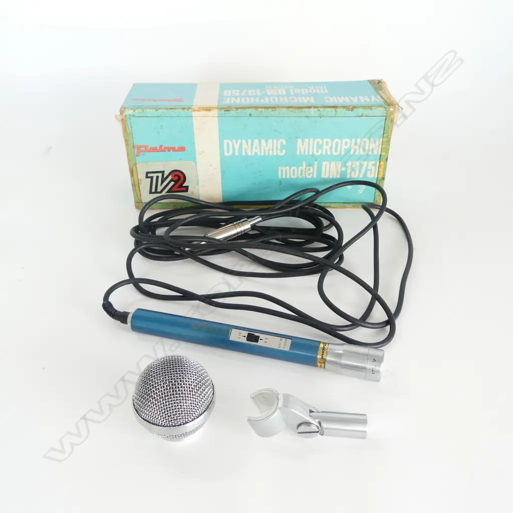 MINT & BOXED  RETRO DYNAMIC MICROPHONE MODEL DM1375B L260MM Image 1++