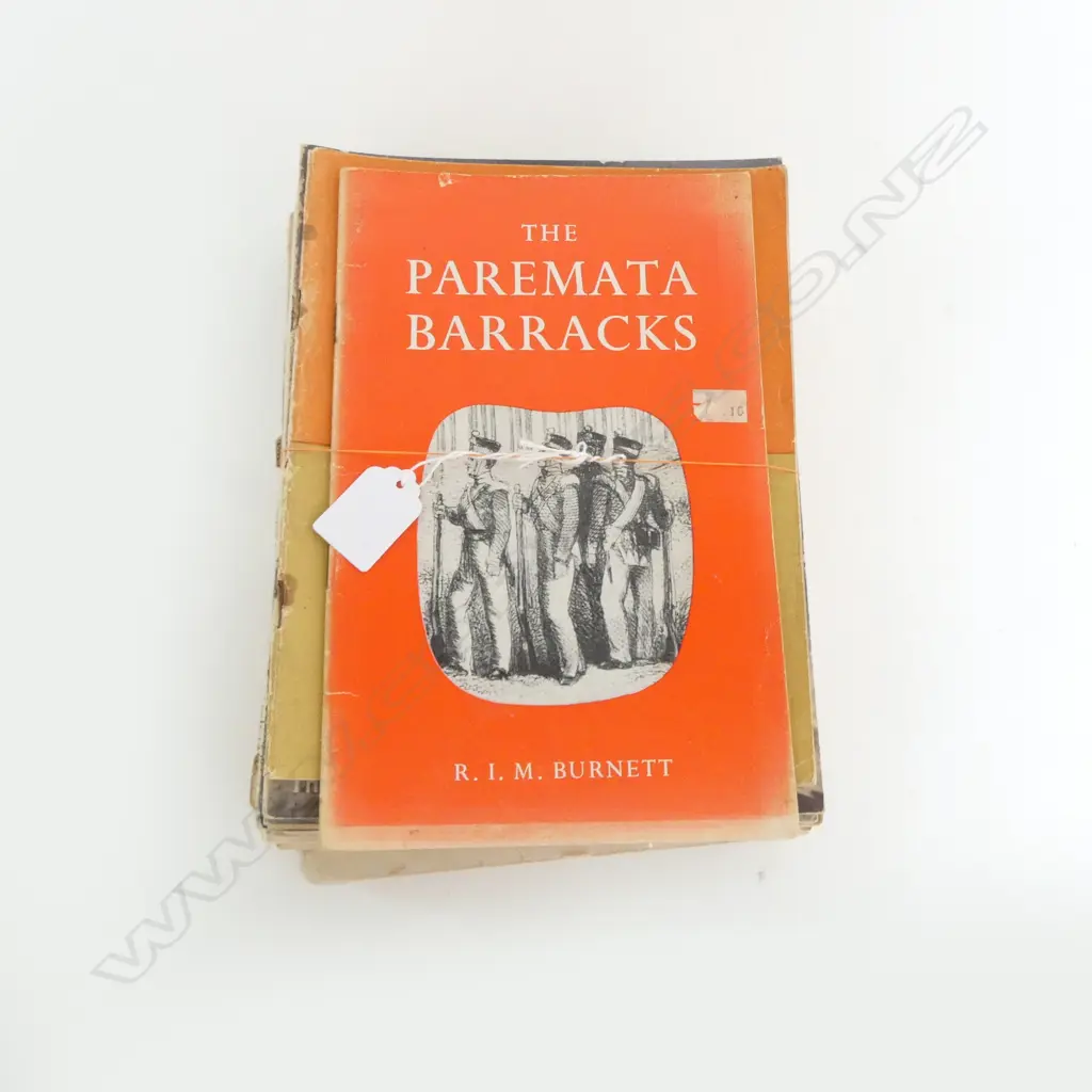 'THE PAREMATA BARRACKS' by R.I.M. BURNETT, 11 WWII BOOKLETS & 5 VOLS. WANDERLUST Image 1++