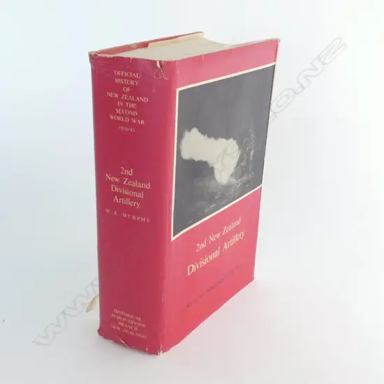 OFFICIAL HISTORY OF NEW ZEALAND IN WWII 1939-45; 2nd NEW ZEALAND DIVISIONAL ARTILLERY by W.E. MURPHY, 1st Ed. 1966..