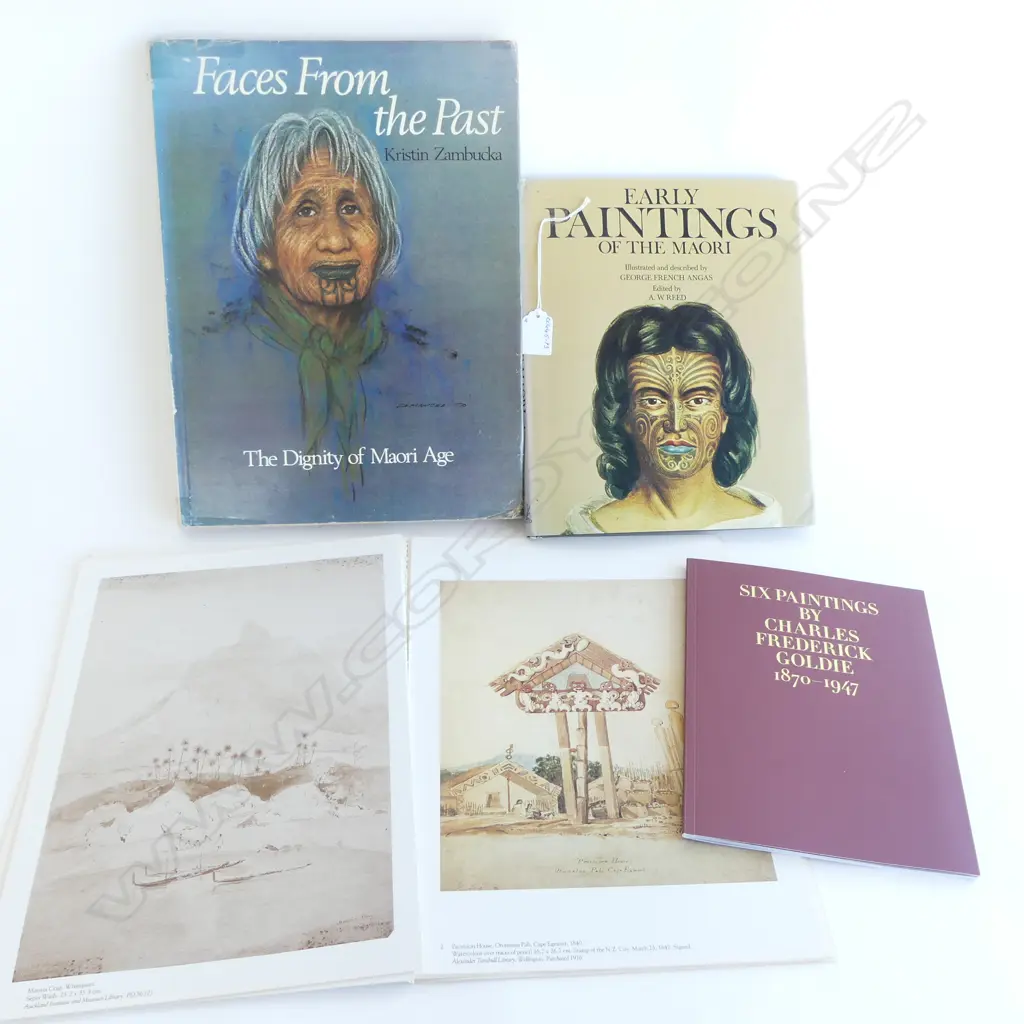 4 REFERENCE BOOKS ON EARLY NZ ART Image 1++
