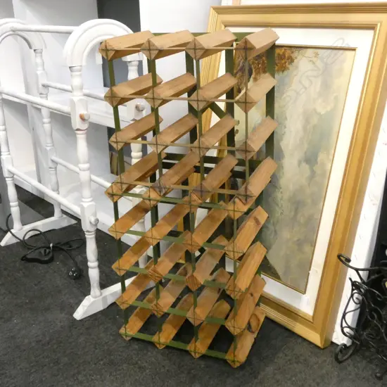 2 WINE RACKS