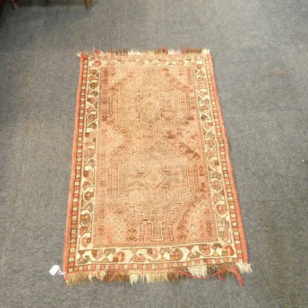 HAND KNOTTED ALL WOOL RUG 1250x800mm Image 1++