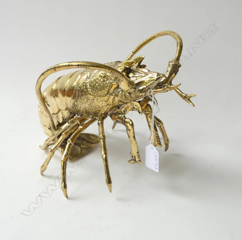 BRASS CRAYFISH H.195mm Image 1++