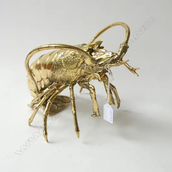BRASS CRAYFISH H.195mm