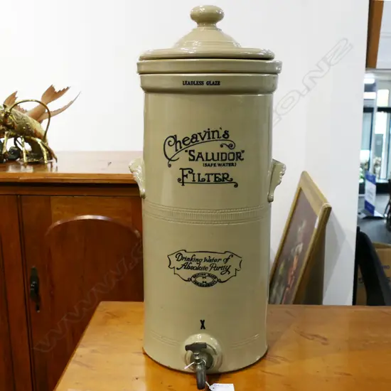 CHEAVINS 'SALUDOR' CERAMIC WATER FILTER H.560mm